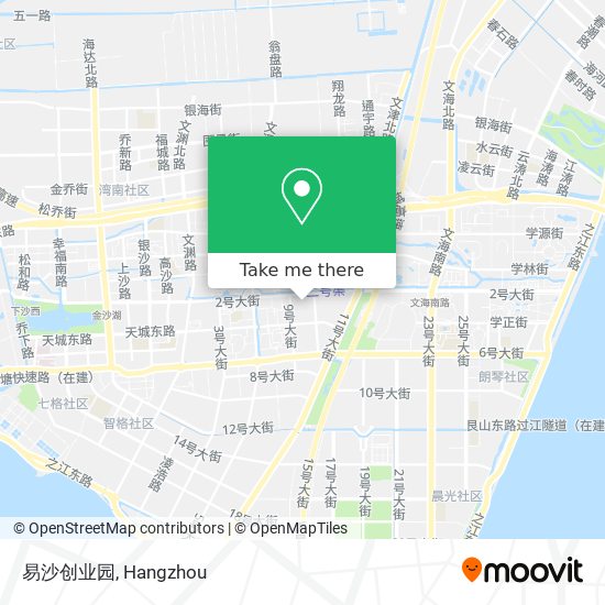 易沙创业园 map