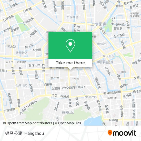 银马公寓 map