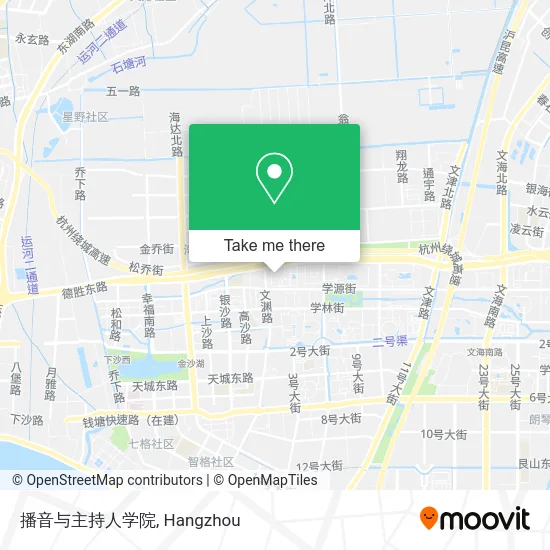 播音与主持人学院 map
