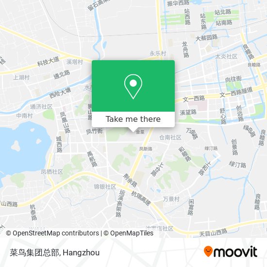 菜鸟集团总部 map