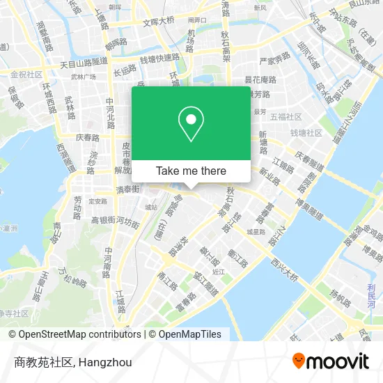 商教苑社区 map