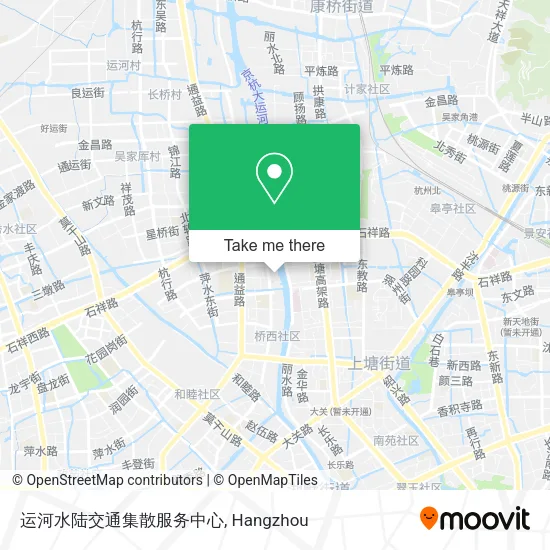 运河水陆交通集散服务中心 map