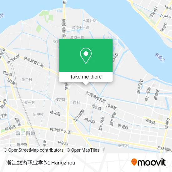 浙江旅游职业学院 map