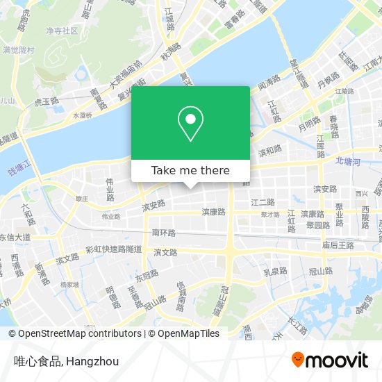 唯心食品 map