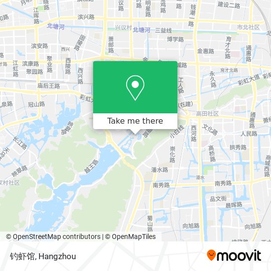 钓虾馆 map