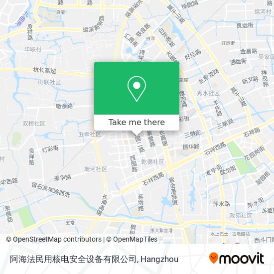 阿海法民用核电安全设备有限公司 map