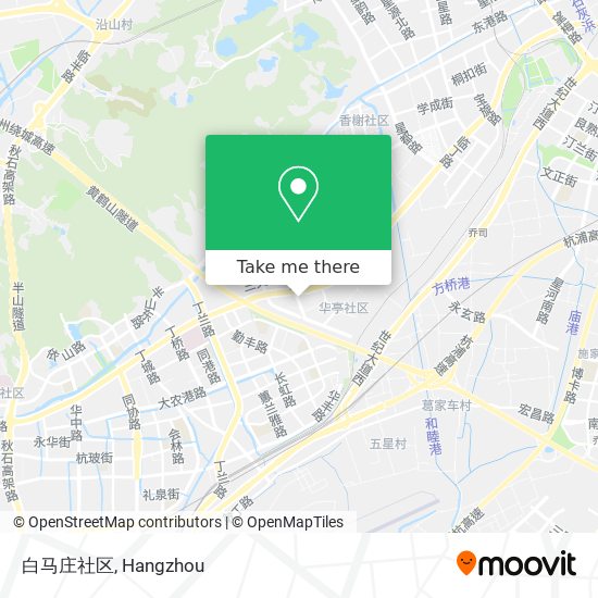 白马庄社区 map