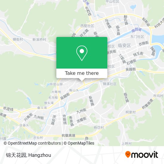 锦天花园 map
