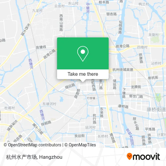 杭州水产市场 map