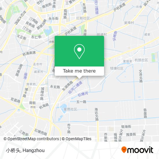 小桥头 map