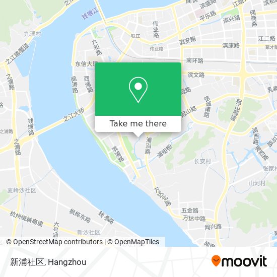 新浦社区 map