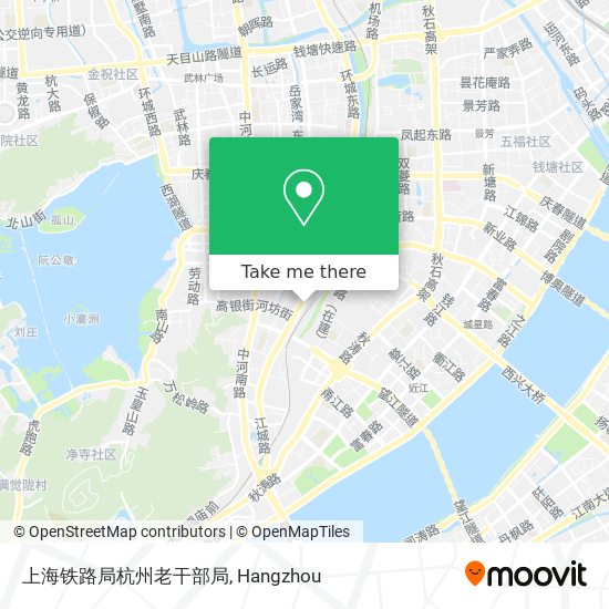 上海铁路局杭州老干部局 map