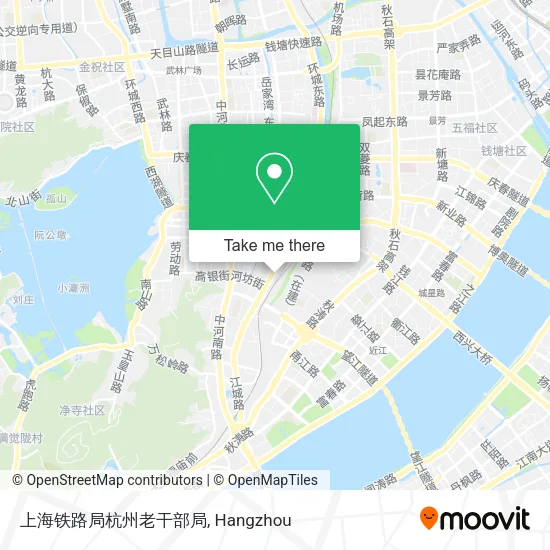 上海铁路局杭州老干部局 map