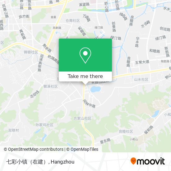 七彩小镇（在建） map