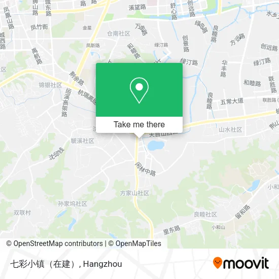 七彩小镇（在建） map