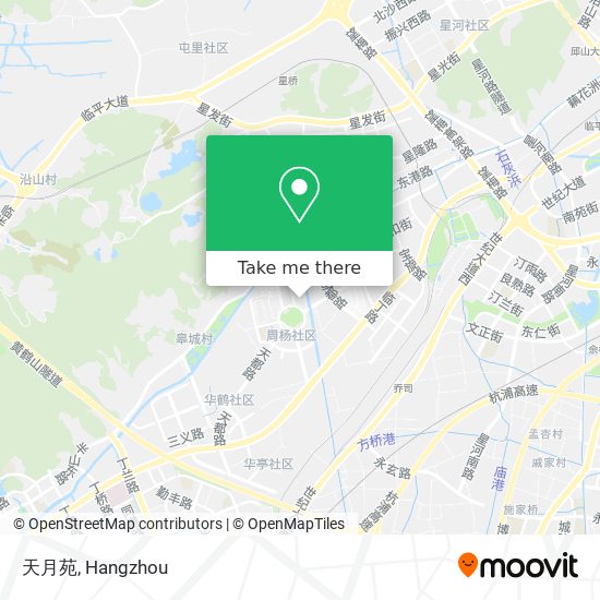 天月苑 map