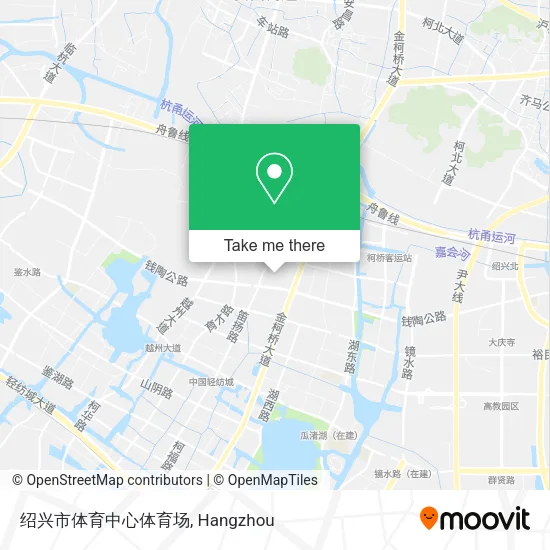 绍兴市体育中心体育场 map