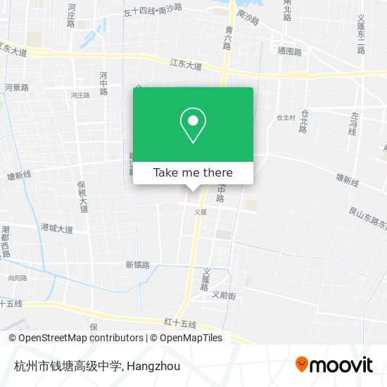 杭州市钱塘高级中学 map