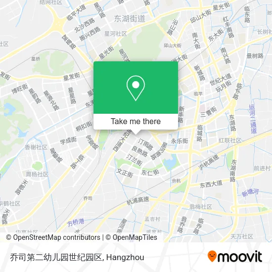 乔司第二幼儿园世纪园区 map