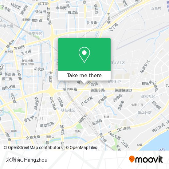 水墩苑 map
