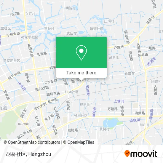 胡桥社区 map