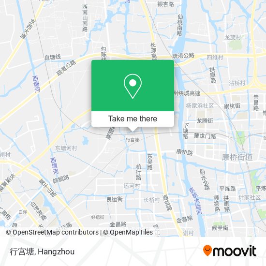 行宫塘 map