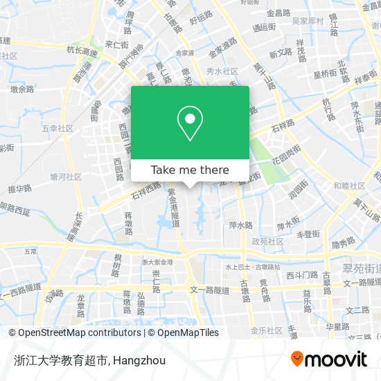 浙江大学教育超市 map