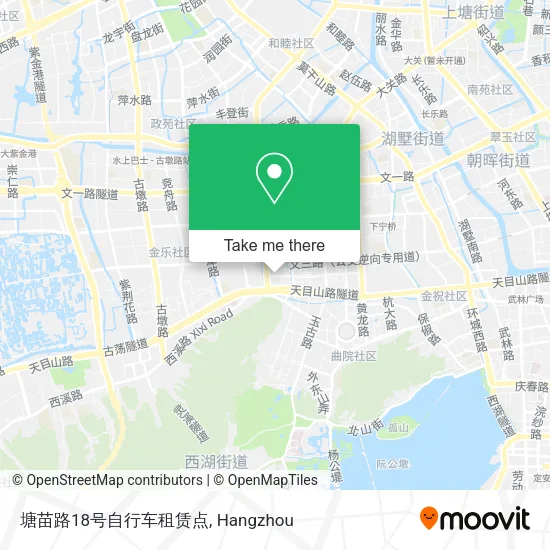 塘苗路18号自行车租赁点 map