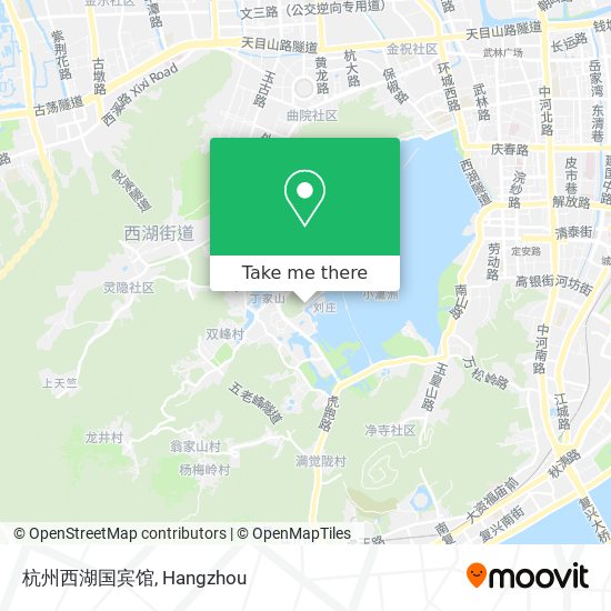 杭州西湖国宾馆 map
