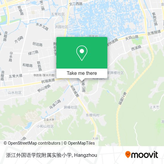 浙江外国语学院附属实验小学 map