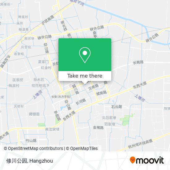 修川公园 map