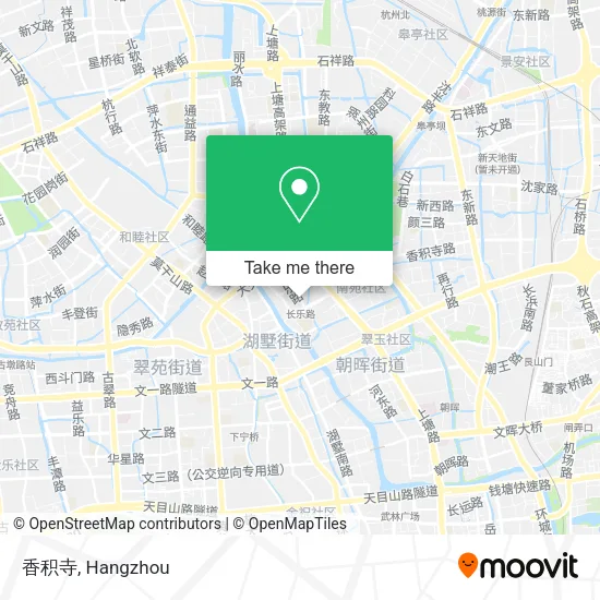 香积寺 map