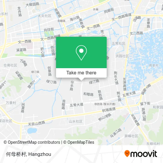 何母桥村 map