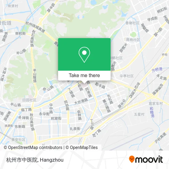 杭州市中医院 map