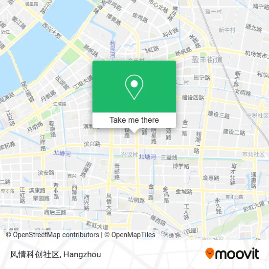 风情科创社区 map