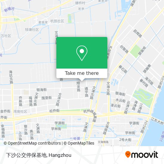下沙公交停保基地 map
