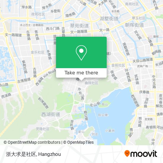 浙大求是社区 map