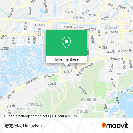 府苑社区 map