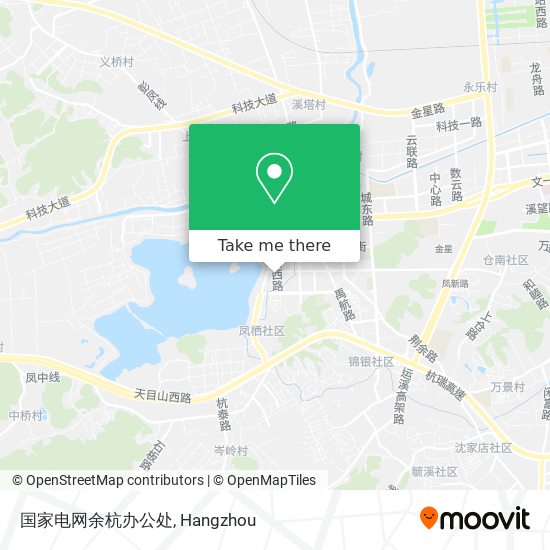 国家电网余杭办公处 map