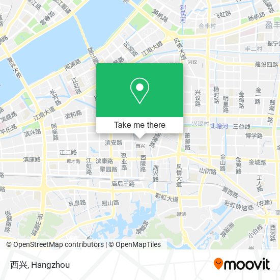 西兴 map