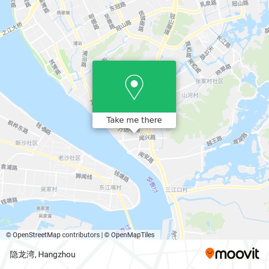 隐龙湾 map
