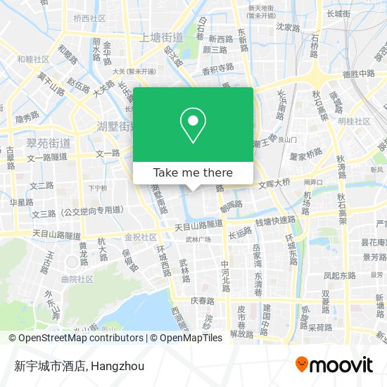 新宇城市酒店 map