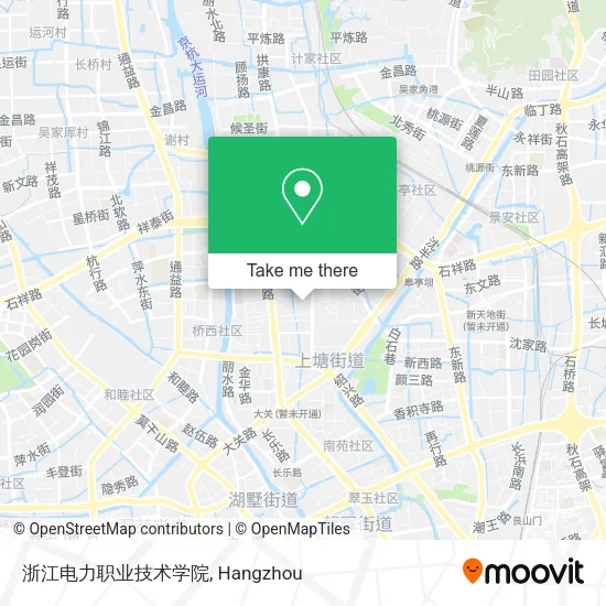 浙江电力职业技术学院 map
