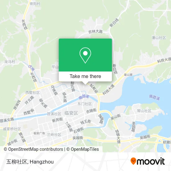 五柳社区 map