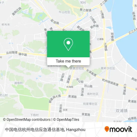 中国电信杭州电信应急通信基地 map