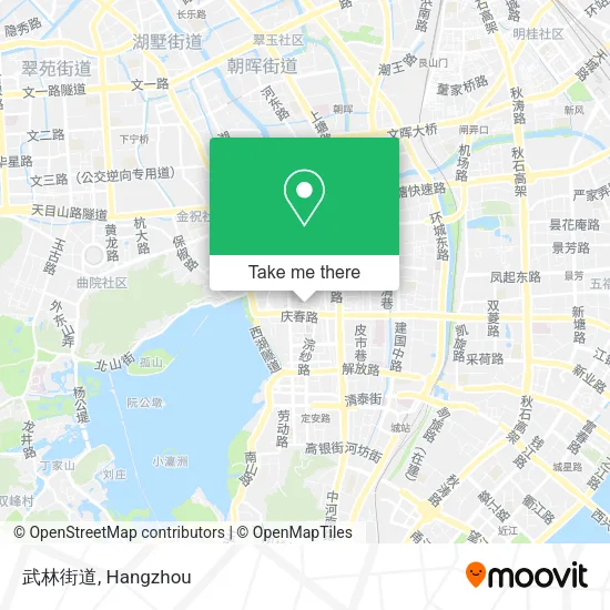 武林街道 map