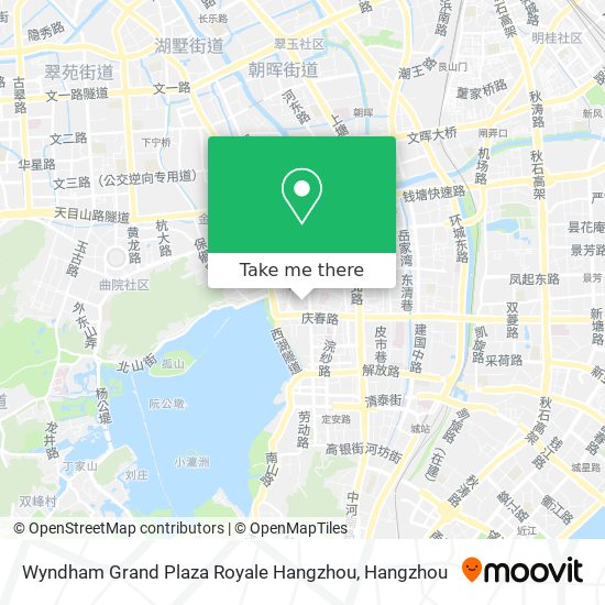 Wyndham Grand Plaza Royale Hangzhou map