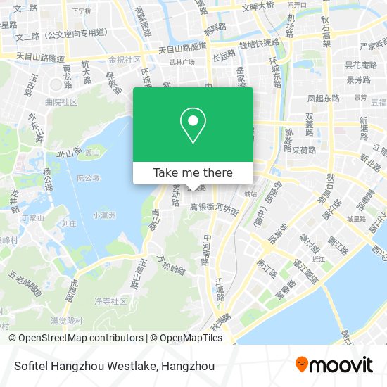 Sofitel Hangzhou Westlake map