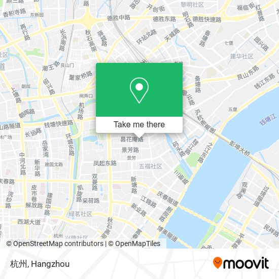 杭州 map