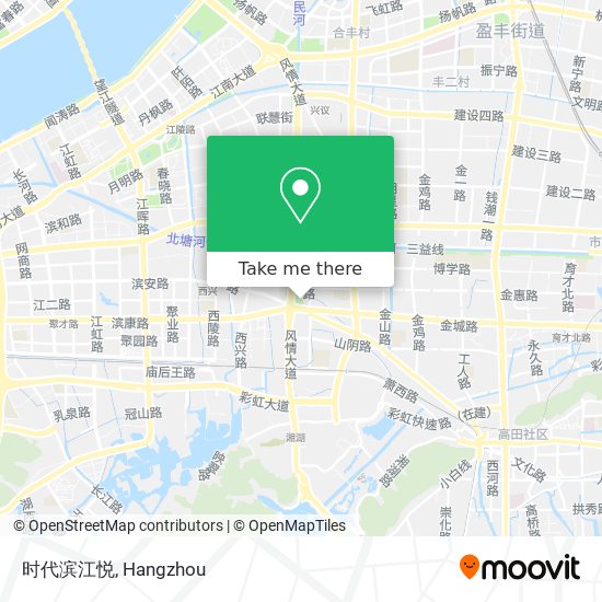时代滨江悦 map